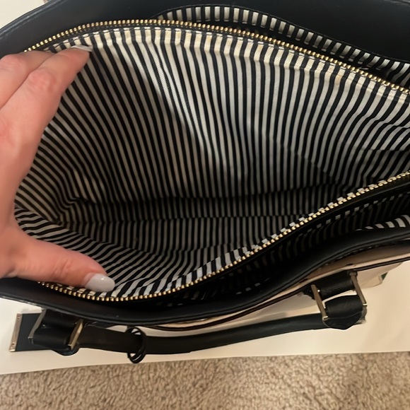 Kate Spade neutral colour block tote/handbag - Picture 5 of 10